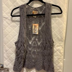 Crochet Knit Vest